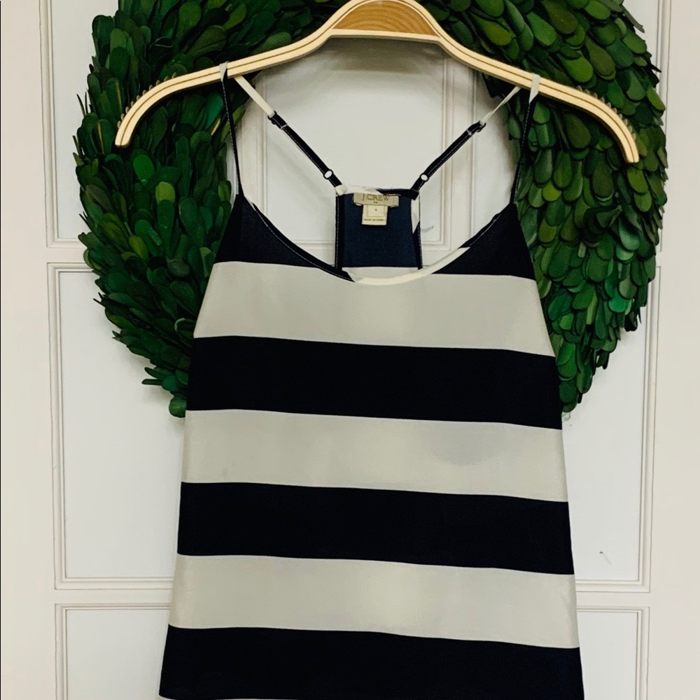 Small•4 | J.Crew | Top | Navy&White Stripes